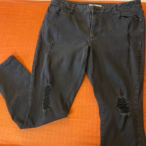 Cato Denim - Black denim skinny jean size 16
